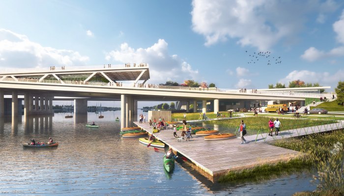 11th Street Bridge Park renderings: OMA+OLIN.